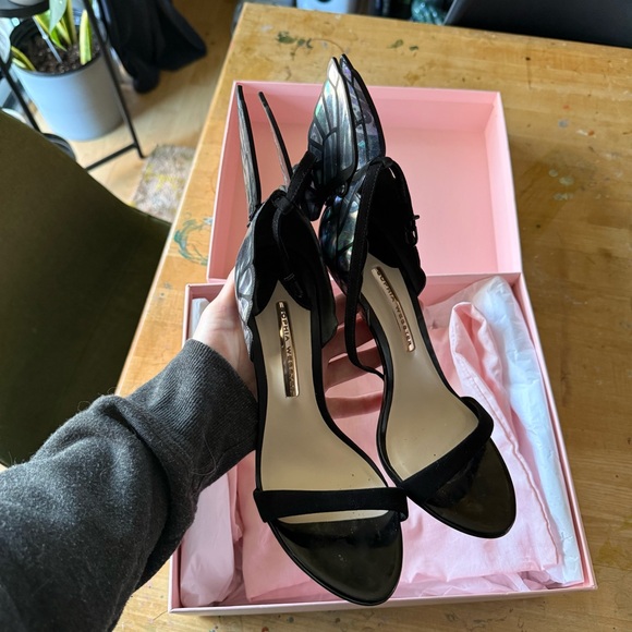 Sophia Webster Iridescent Butterfly Chiara Heels - Picture 2 of 6